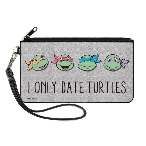 Nickelodeon Zip Around Clutch Wristlet Travel & Credit Card Holder Wallet, ^-^ - Picture 1 of 2